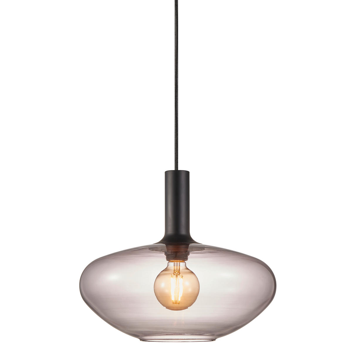 HÄNGELEUCHTE 35/330 cm   - Schwarz, Basics, Glas/Metall (35/330cm) - Nordlux