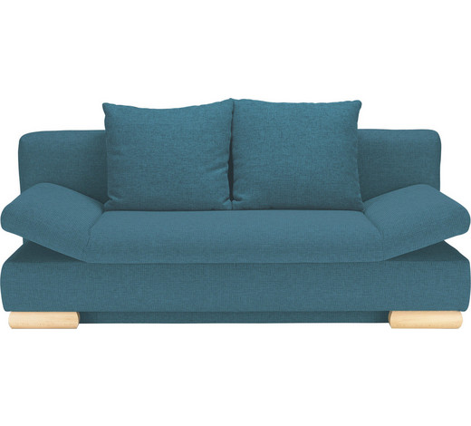 Schlafsofa Petrol Online Kaufen Xlutz Schlafsofa Petrol Buchefarben Lifestyle Holz Textil 195 75