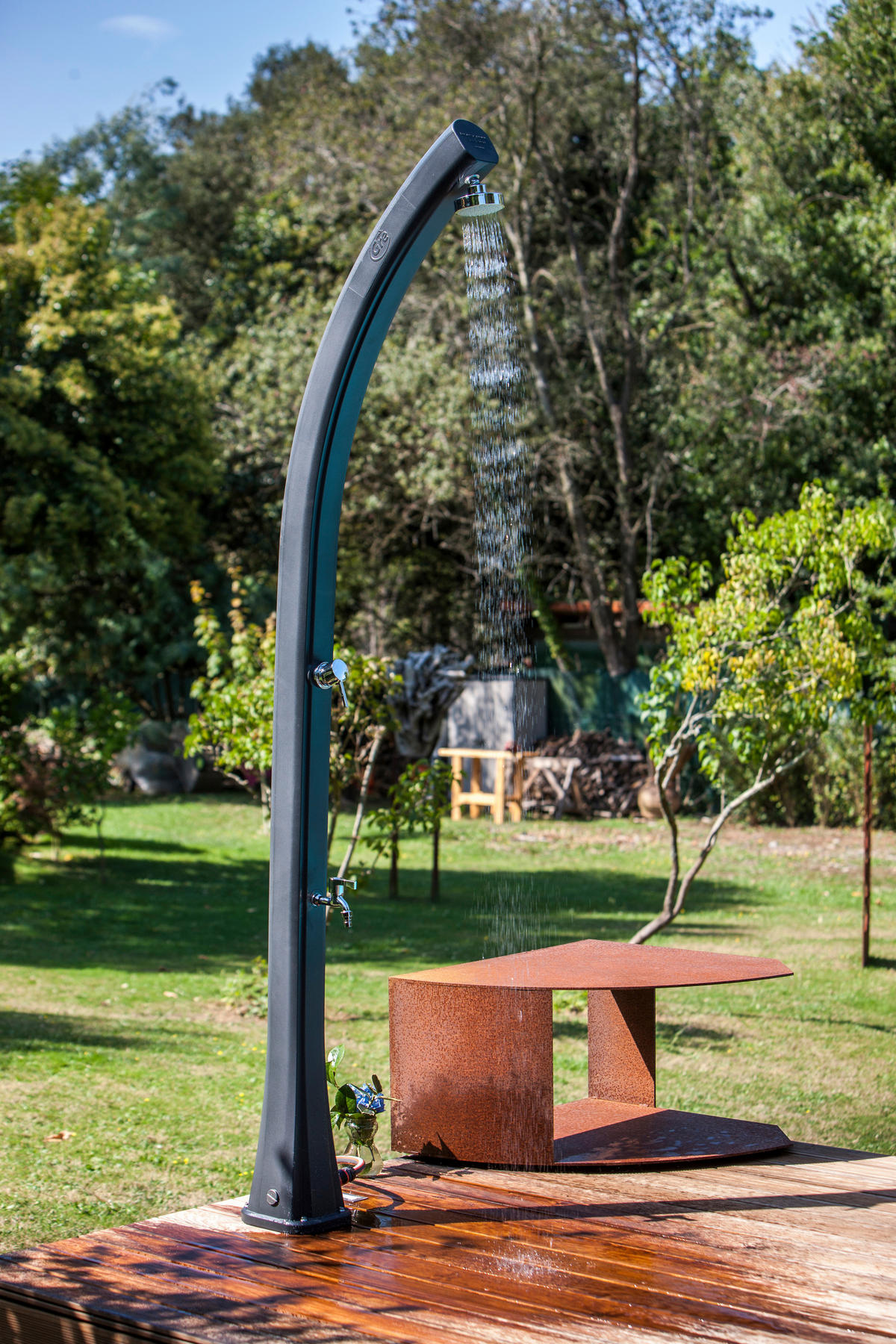 SOLARDUSCHE GRE SSR25  - Schwarz, KONVENTIONELL, Kunststoff/Metall (19/17/219cm) - Gre