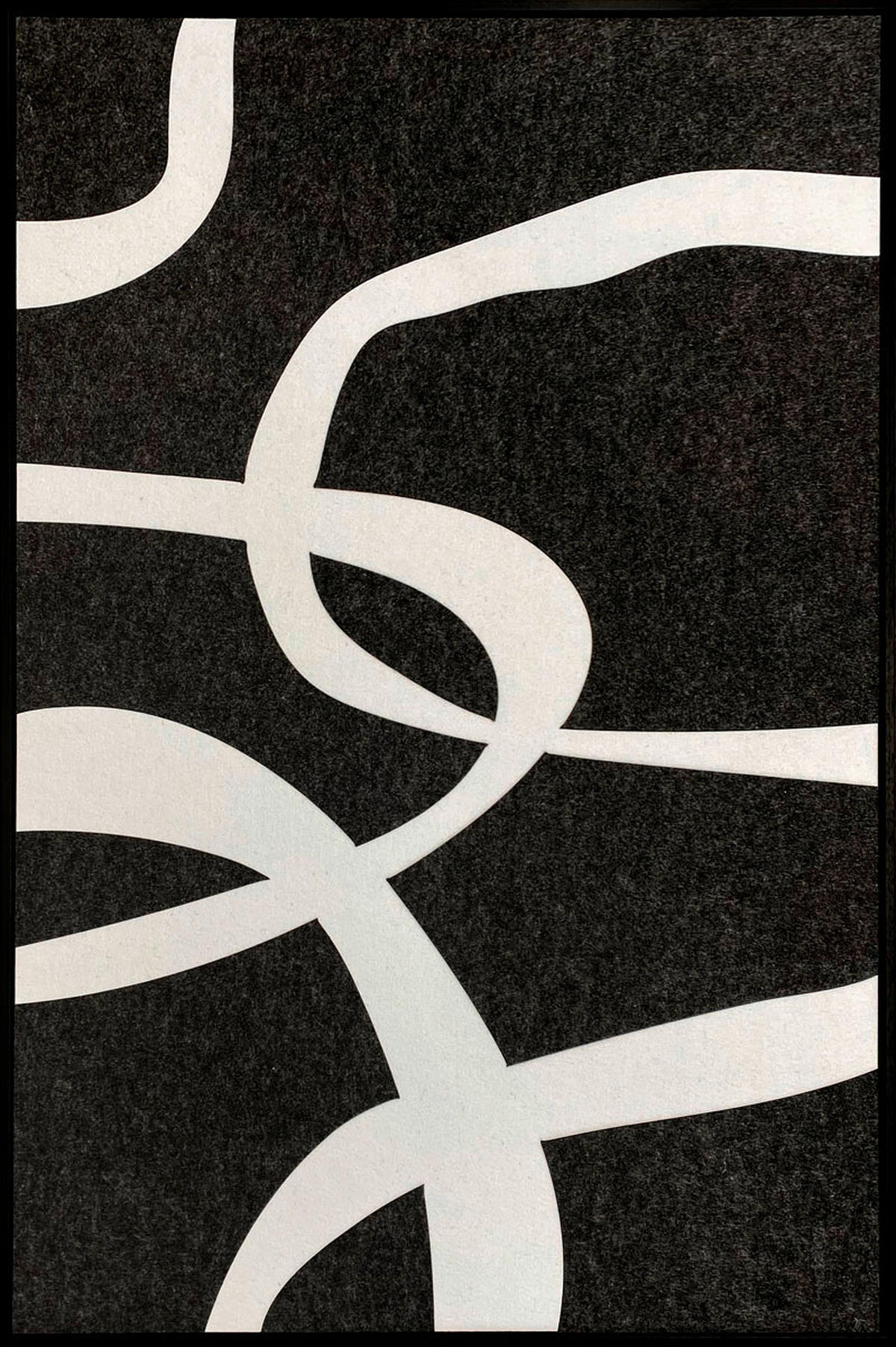 BILD 80/120/10 cm  - Weiss/Anthrazit, Basics, Holz/Kunststoff (80/120/10cm)