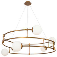 PENDELLEUCHTE  81,2/32/81,2 cm   - Goldfarben, Basics, Glas/Metall (81,2/32/81,2cm) - MAYTONI