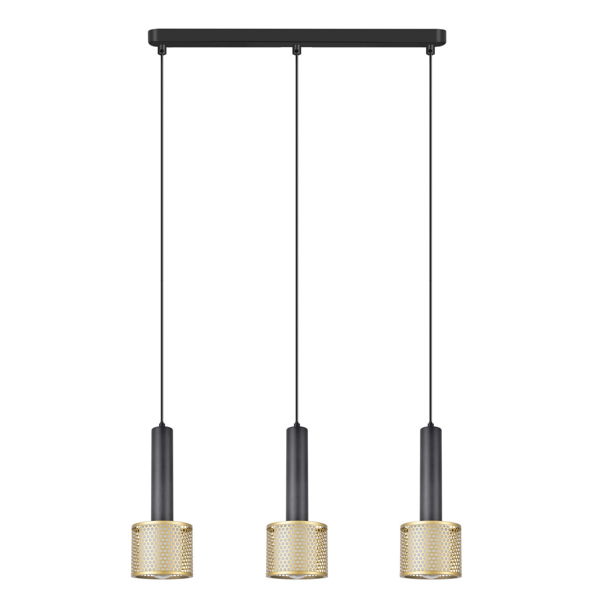 PENDELLAMPA Amo 150/56/12 cm  - guldfärgad, Design, metall (150/56/12cm)