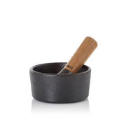 MÖRSERSET CAMO  - Design, Holz/Metall (12/6cm) - AdHoc