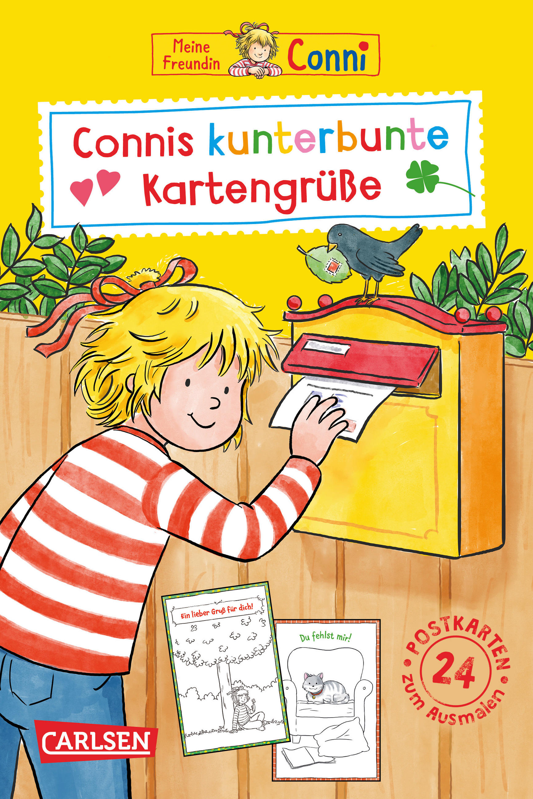 KINDERBUCH Conni Gelbe Reihe : Connis kunterbunte Kartengrüße  - Multicolor, Basics, Papier (12/17,9/1,0cm) - Carlsen