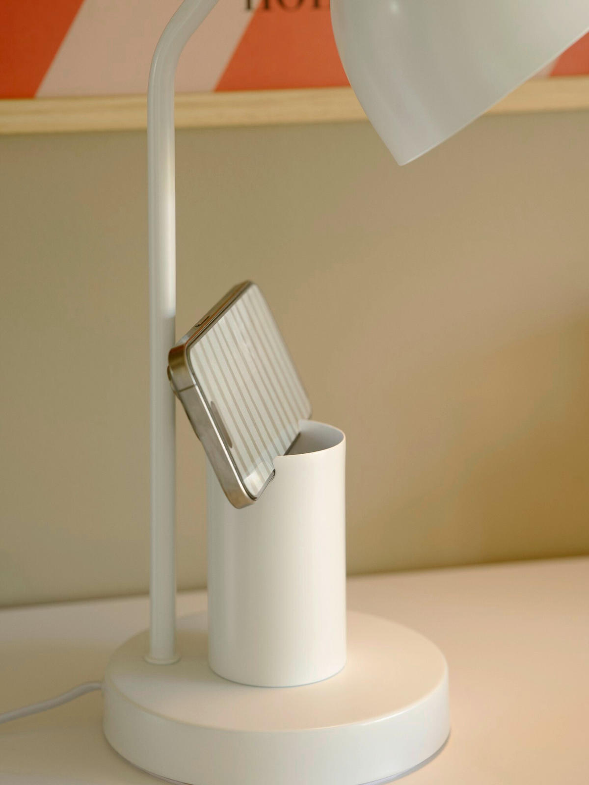 TISCHLEUCHTE 22/43,5 cm   - Weiß, KONVENTIONELL, Metall (22/43,5cm) - Nordlux