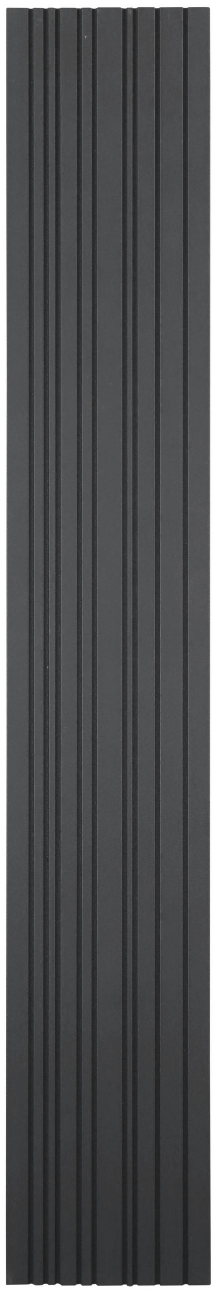 AUßENWANDLEUCHTE RIGEL 100/9,5/3,7 cm   - Schwarz, Design, Metall (100/9,5/3,7cm)