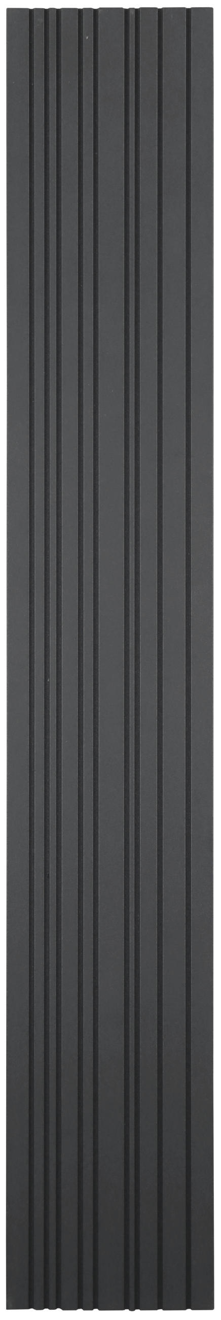 AUßENWANDLEUCHTE 100/9,5/3,7 cm   - Schwarz, Design, Metall (100/9,5/3,7cm)