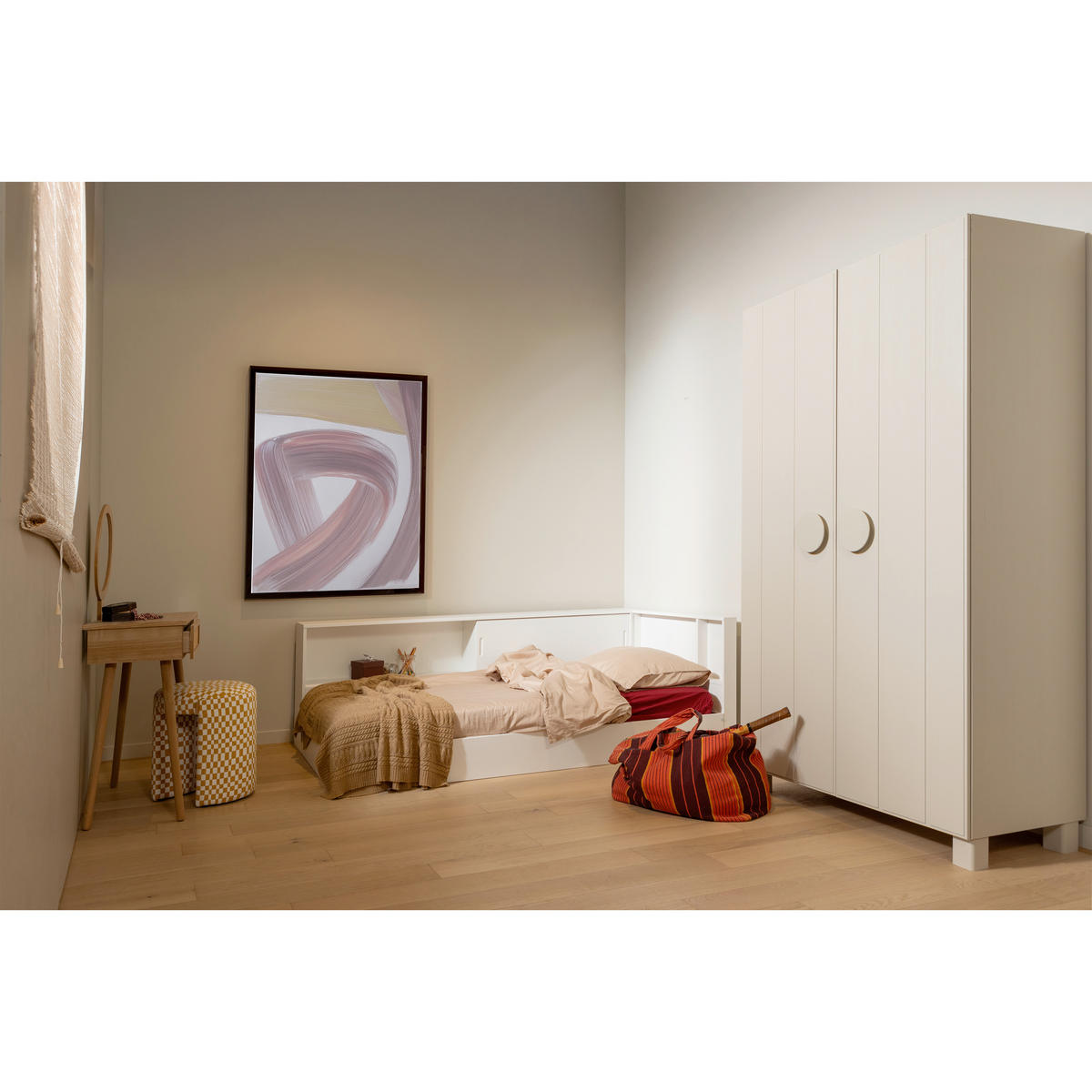 BODENBETT. 90/200 cm  in Grau  - Grau, Basics, Holz (90/200cm) - MID.YOU