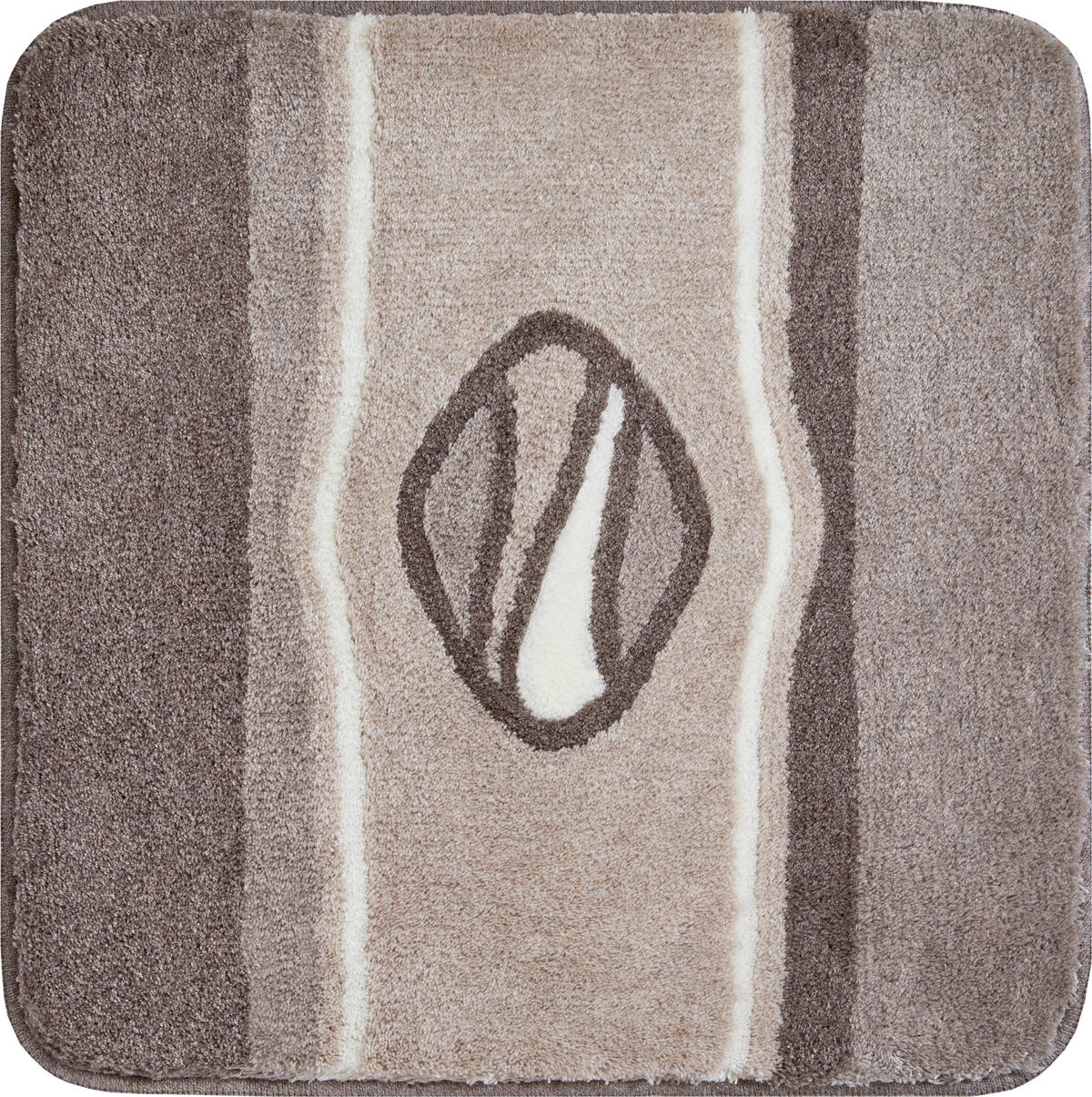 BIDET-VORLEGER Taupe 60/60 cm  - Taupe, Basics, Kunststoff/Textil (60/60cm) - Grund