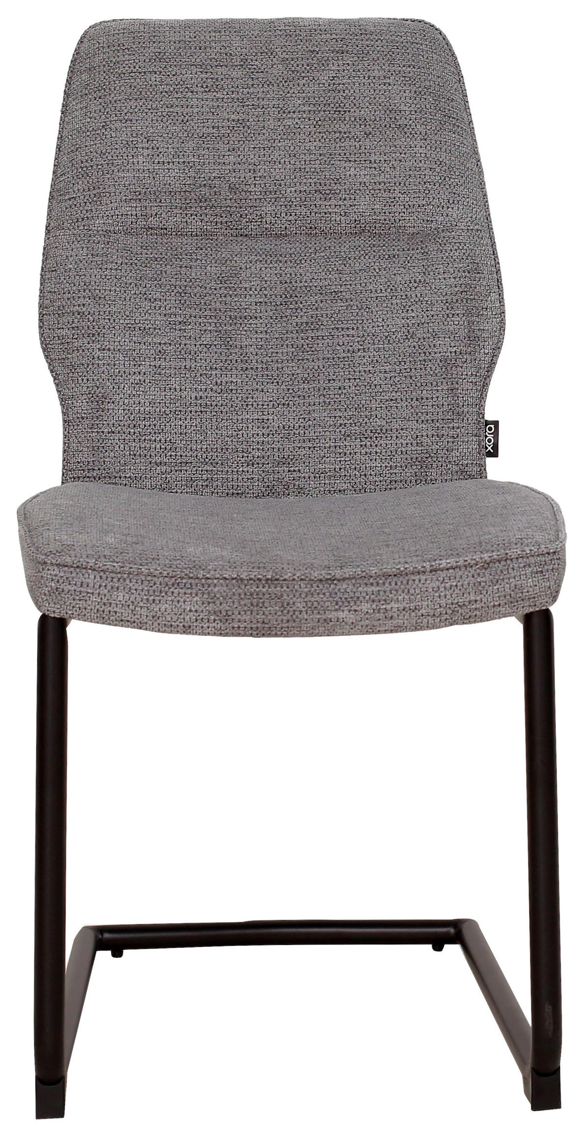 STOLIČKA S PRUŽNÝM PODNOŽÍM, mikrovlákno, sivá - čierna/sivá, Design, kov/textil (45/91/62cm) - Xora