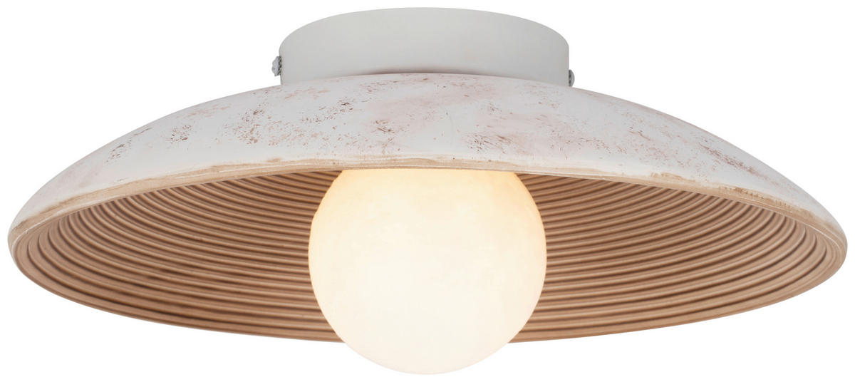 WANDLEUCHTE - Braun, Design, Kunststoff/Metall (35/11cm) - Collet's Monde