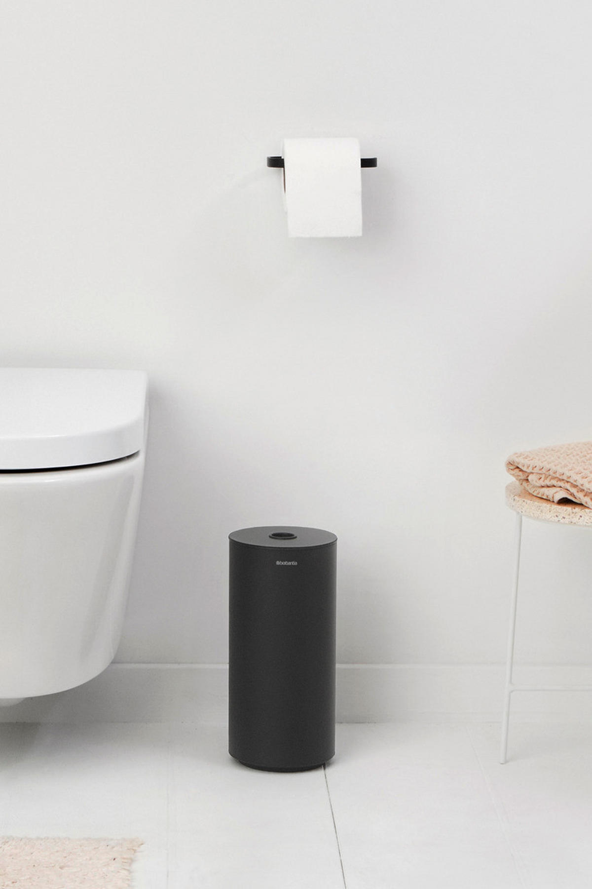DRŽALO ZA TOALETNI PAPIR - siva, Basics, kovina (13.7/28.9cm) - Brabantia