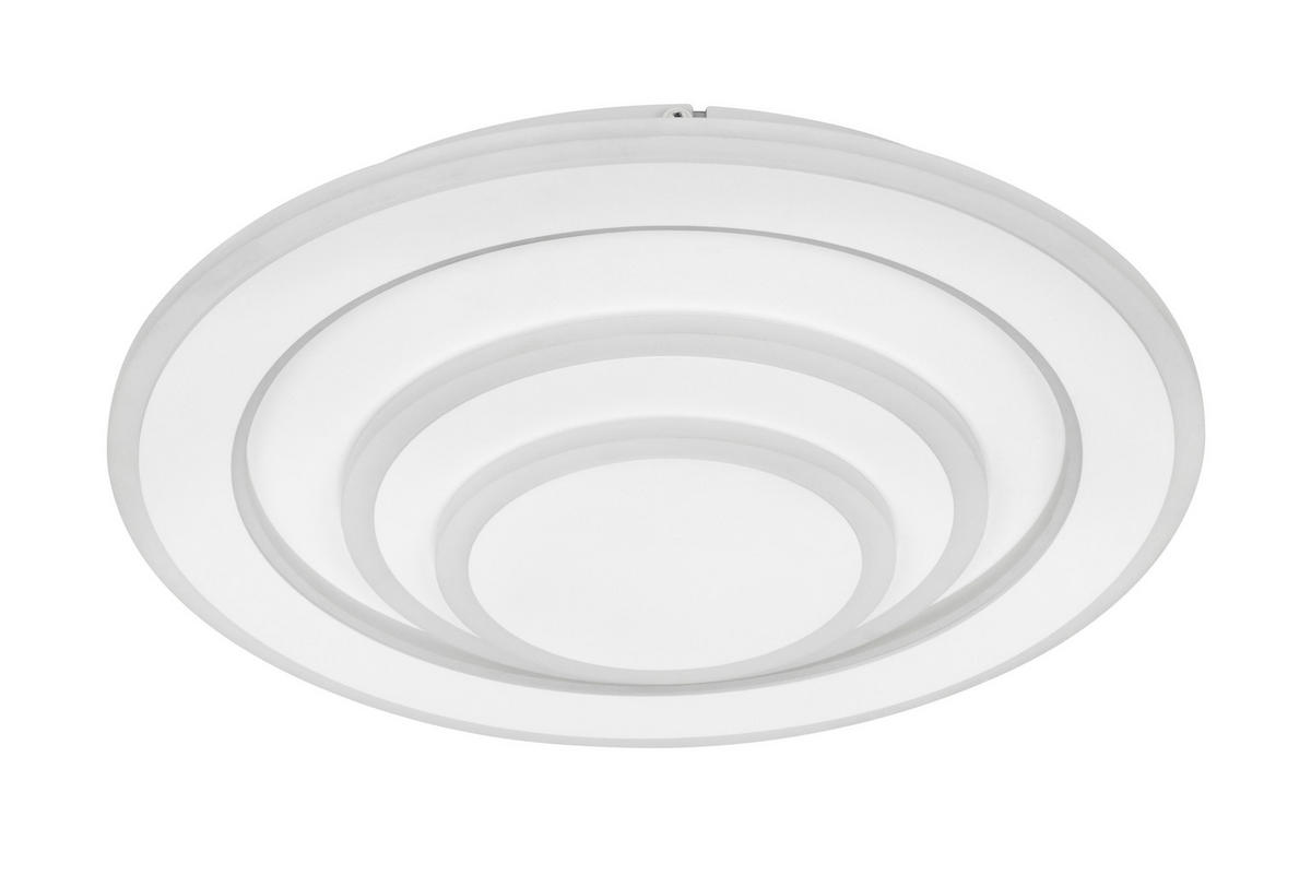 LED-DECKENLEUCHTE 38/6,5 cm   - Weiß, Basics, Kunststoff/Metall (38/6,5cm) - Novel