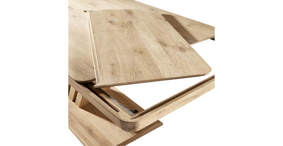 ESSTISCH in Holz 200-290/95/77 cm - Eichefarben, Natur, Holz (200-290/95/77cm) - Linea Natura