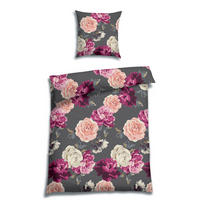 BETTWÄSCHE Renforcé 155/220 cm  - Dunkelgrau, Basics, Textil (155/220cm) - Florella