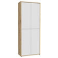 SCHUHSCHRANK 74,5/191,9/34,9 cm  - Hellgrau/Eiche Artisan, MODERN, Holzwerkstoff/Kunststoff (74,5/191,9/34,9cm) - Xora