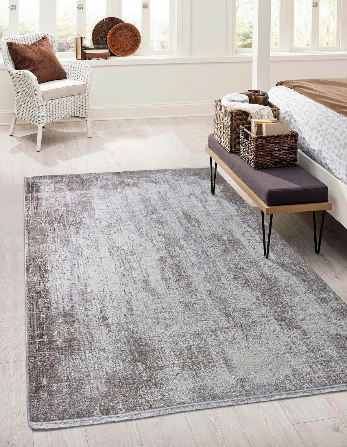 TKANÝ KOBEREC, 80/150 cm, krémová, béžová - krémová/béžová, Design, textil (80/150cm) - Novel