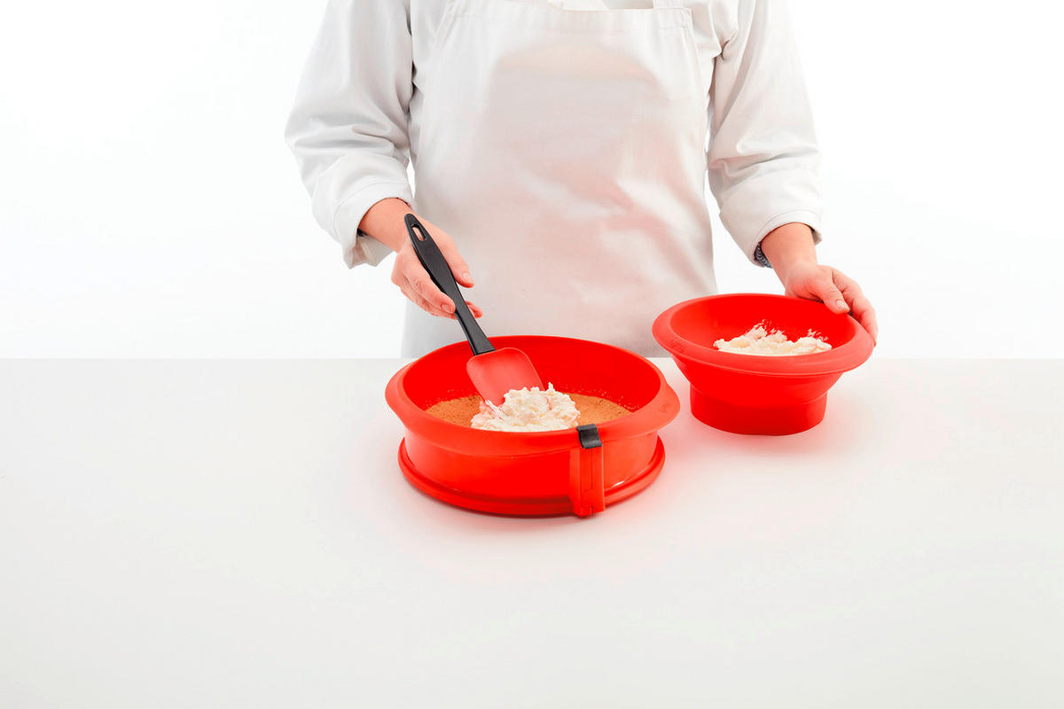 PEKAČ         - rdeča, Basics, umetna masa (23/7/23cm) - LEKUE