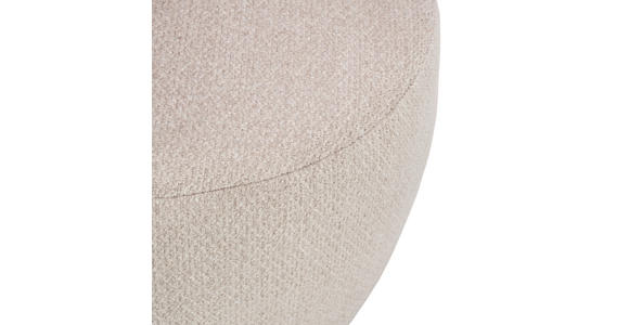 HOCKER Chenille Beige  - Beige/Schwarz, MODERN, Kunststoff/Textil (88/43/66cm) - Hom`in