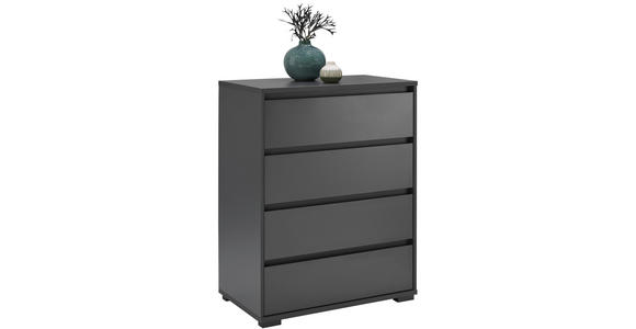 KOMMODE 80/103/48 cm  - Anthrazit, Design, Holzwerkstoff/Kunststoff (80/103/48cm) - Carryhome