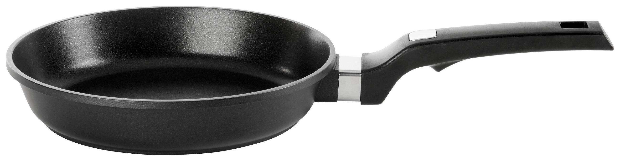 Tigaie Pentru Prăjit 24 cm  - culoare inox/negru, Basics, plastic/metal (24cm) - Homeware Profession.