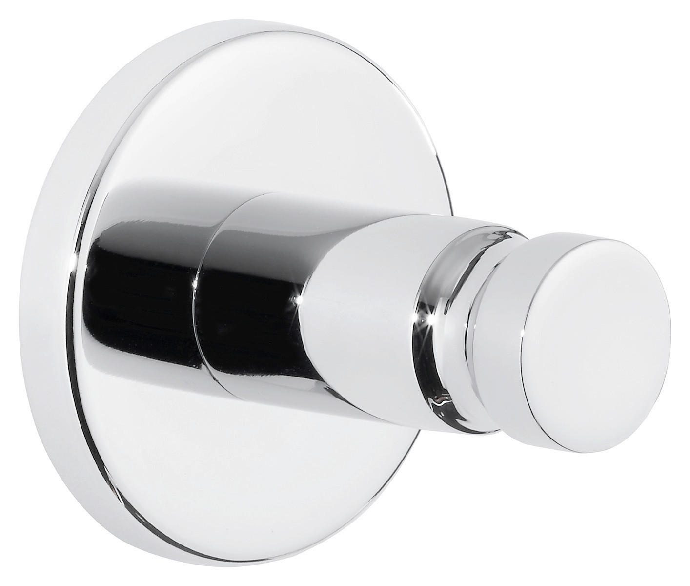 HANDTUCHHAKEN - Chromfarben, Basics, Metall (3,7/3,7/3,7cm) - Tesa