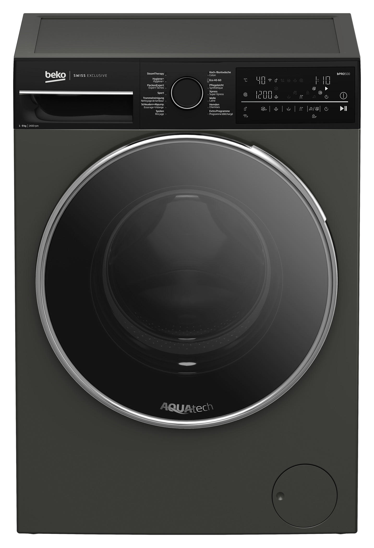 WASCHMASCHINE WM520   - Grau, Basics, Metall (60/84/58cm) - Beko