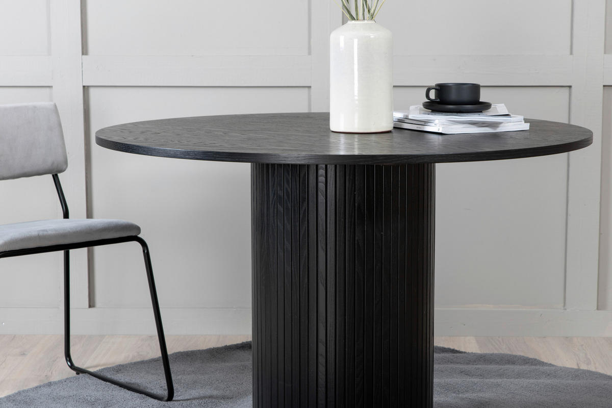 ESSTISCH in Holzwerkstoff 110/110/75 cm  - Schwarz, Design, Holzwerkstoff (110/110/75cm) - Livetastic