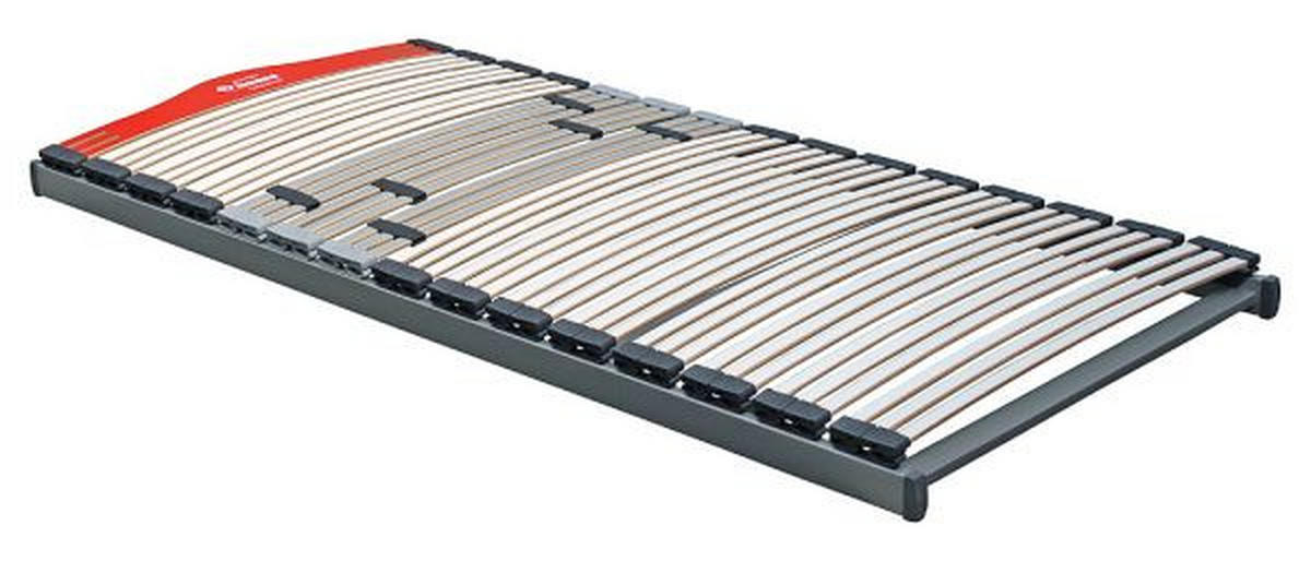 PODNICA   90/200 cm    - bijela/boje aluminija, Basics, drvni materijal (90/200cm) - Hespo