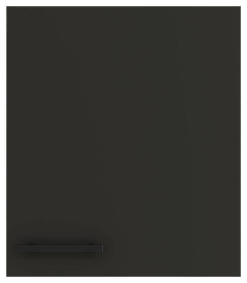KÜCHENOBERSCHRANK 50/57,6/34,6 cm  in Anthrazit  - Anthrazit/Schwarz, Basics, Holzwerkstoff/Metall (50/57,6/34,6cm) - Optifit