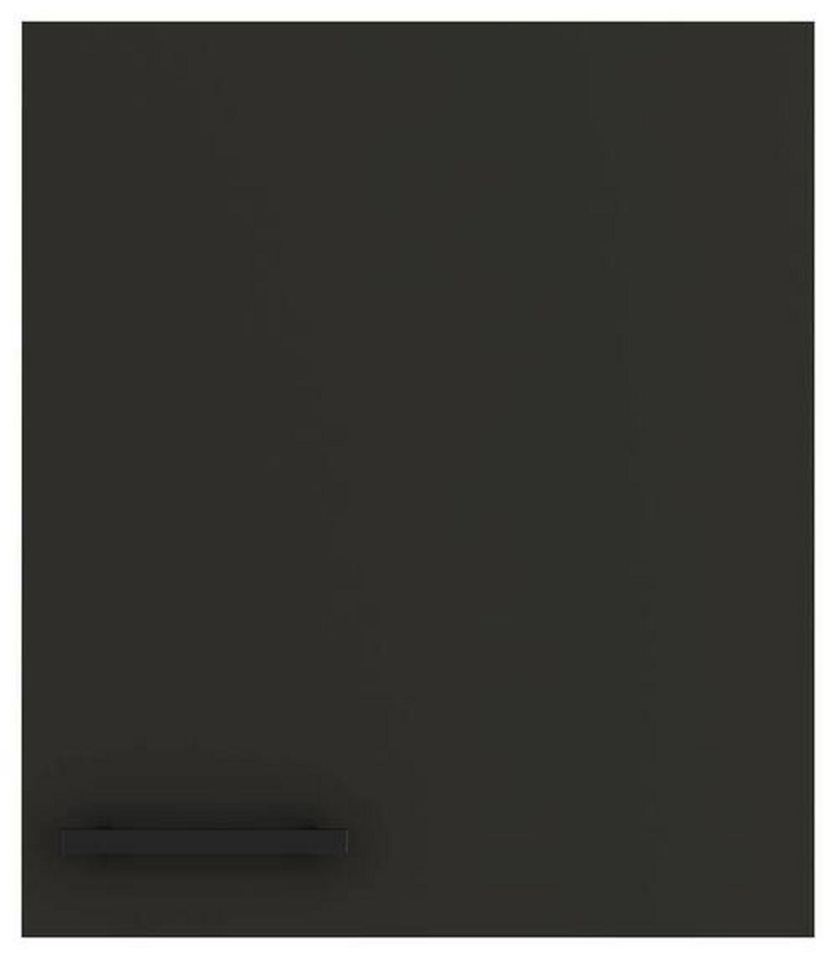 KÜCHENOBERSCHRANK 50/57,6/34,6 cm  in Anthrazit  - Anthrazit/Schwarz, Basics, Holzwerkstoff/Metall (50/57,6/34,6cm) - Optifit