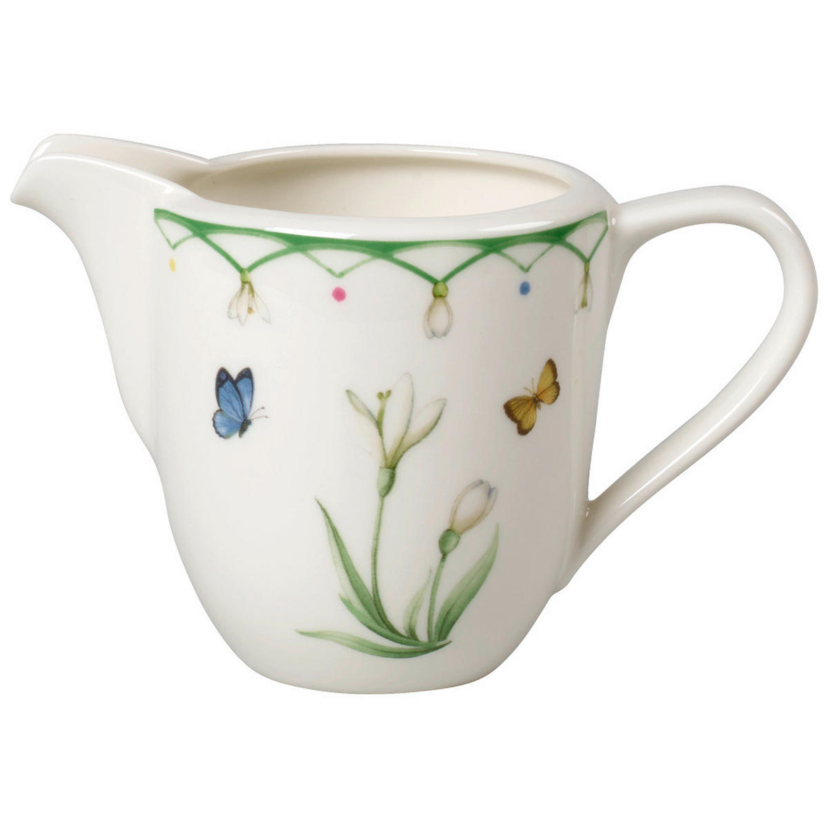 POSUDA ZA MLEKO  280 ml   - zelena/bela, Lajfstajl, keramika (0,28l) - Villeroy & Boch