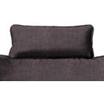 KOPFSTÜTZE - Graphitfarben, Design, Textil (57/25/15cm) - Hom`in
