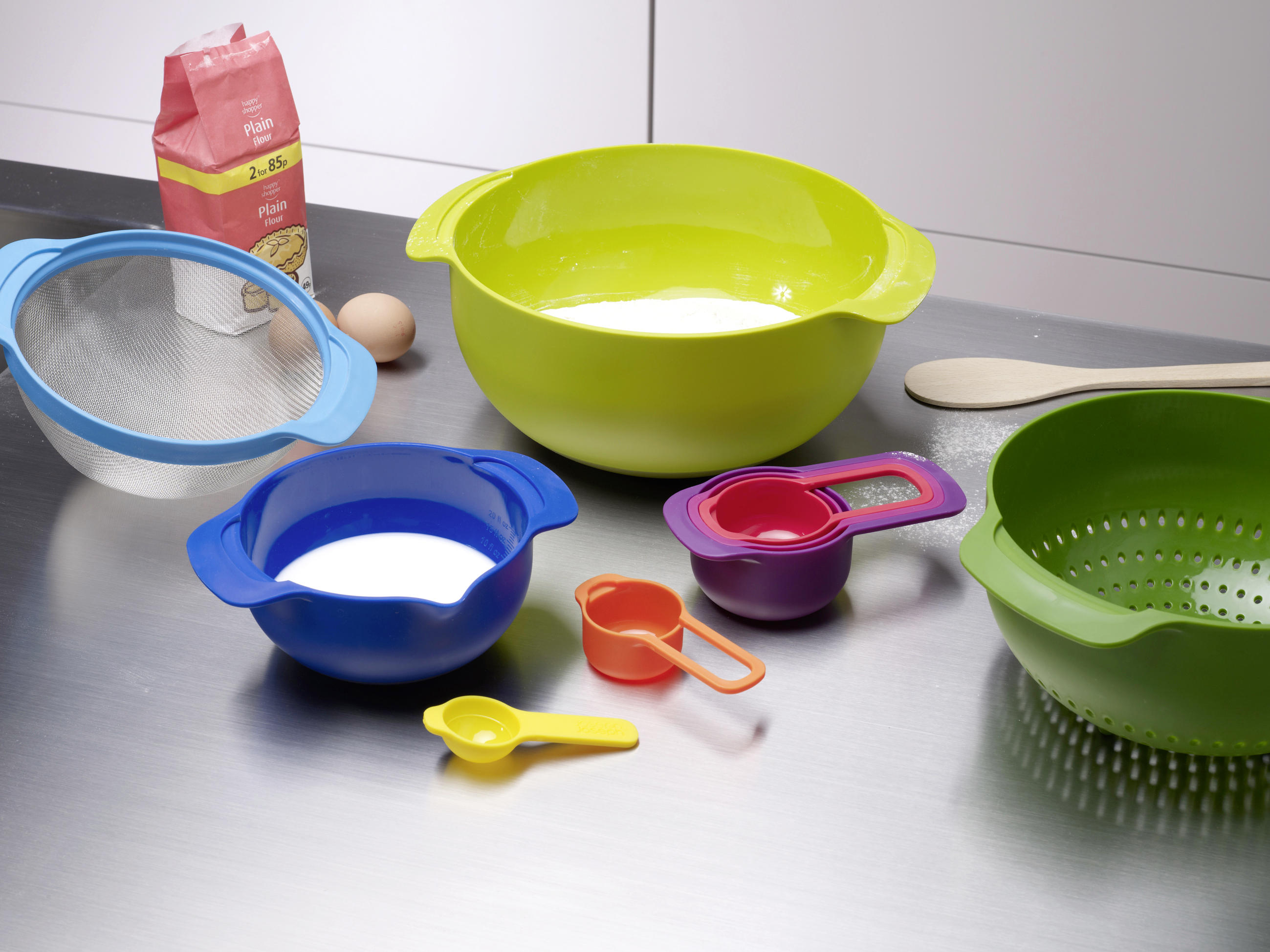 SET ZDJELA   28,5/28,5/14,5 cm         - višebojno, Basics, plastika (28,5/28,5/14,5cm) - Joseph Joseph