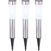 SADA SOLÁRNÍCH SVÍTIDEL 3 ks, 7,8/56 cm - Basics, kov/plast (7,8/56cm) - Ambia Garden