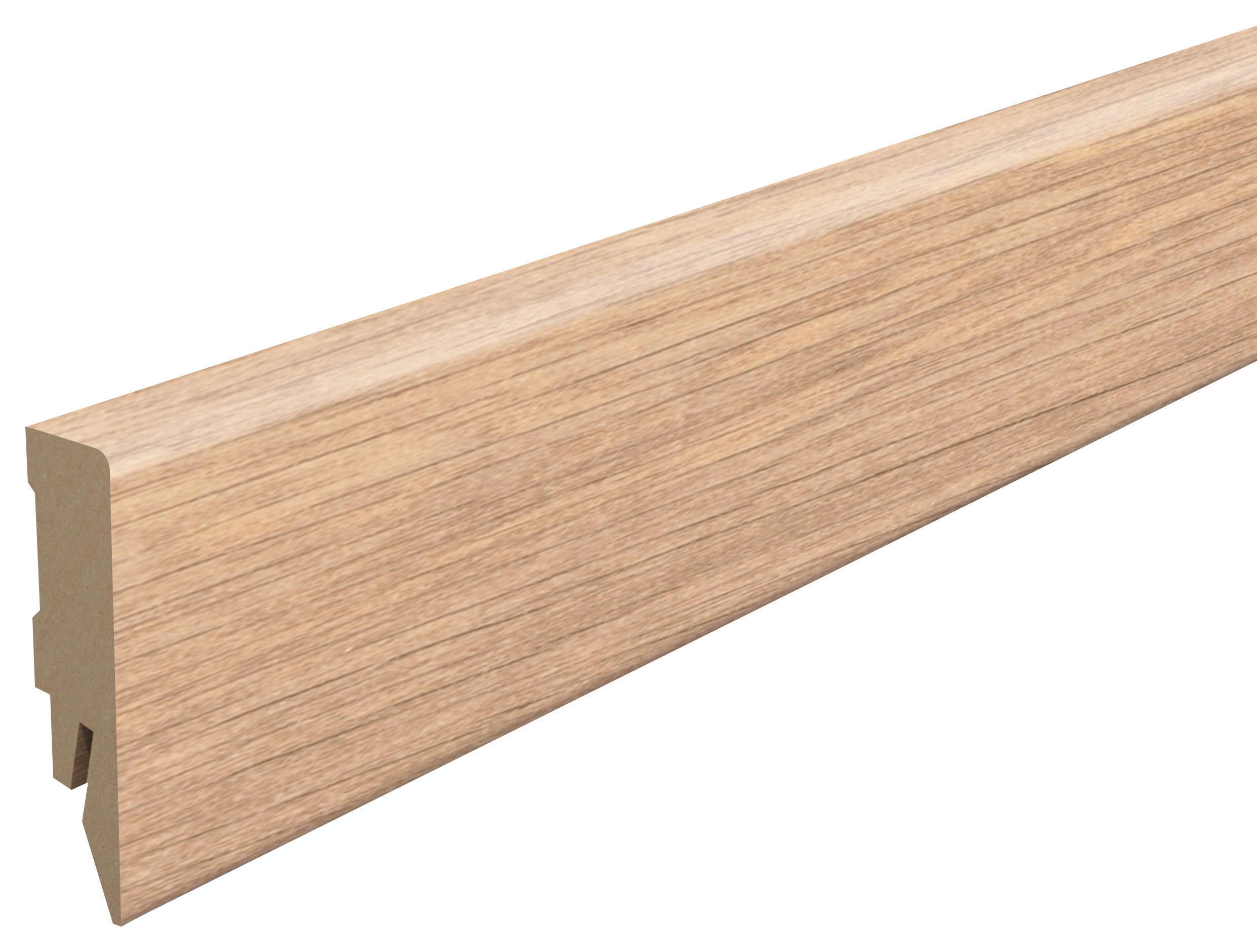 SOCKELLEISTE Eiche braun - Braun, KONVENTIONELL, Holzwerkstoff (240/1.4/5.8cm) - Egger Holzwerkstoffe