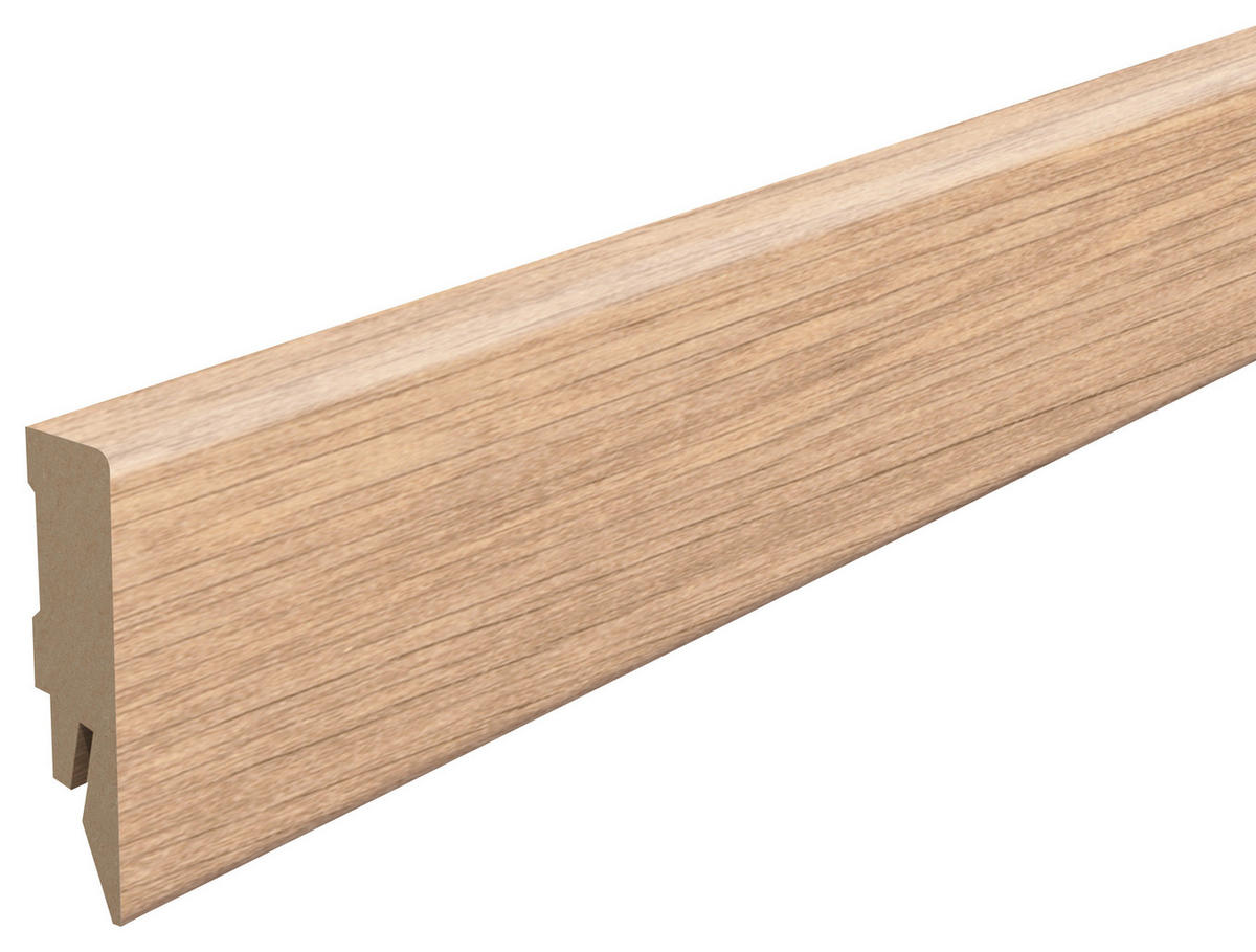 SOCKELLEISTE Eiche braun Braun  - Braun, KONVENTIONELL, Holzwerkstoff (240/1.4/5.8cm) - Egger Holzwerkstoffe