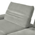 ECKSOFA  in Chenille Hellgrau  170-195/280 cm  - Hellgrau/Schwarz, Design, Textil/Metall (170-195/280cm) - Dieter Knoll