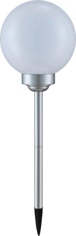 SOLARLEUCHTENSET 43/10 cm  3-teilig  - Silberfarben/Weiß, Basics, Kunststoff (43/10cm) - Ambia Garden