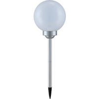 SOLARLEUCHTENSET 43/10 cm  3-teilig  - Silberfarben/Weiß, Basics, Kunststoff (43/10cm) - Ambia Garden