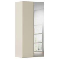 DREHTÜRENSCHRANK 101/235/61 cm,  in Champagner, 2-türig  - Champagner, Basics, Glas/Holzwerkstoff (101/235/61cm) - Novel