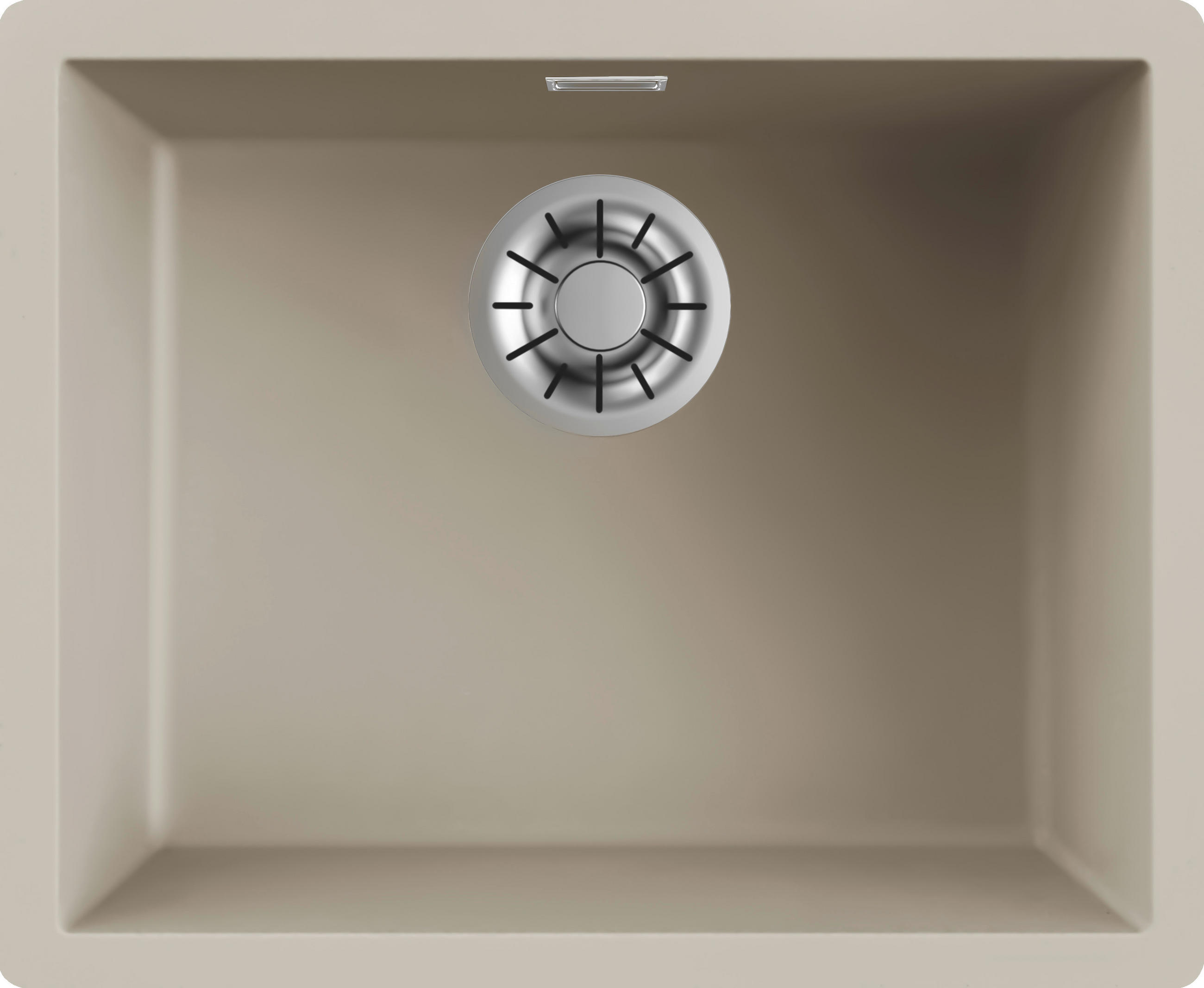 SPÜLE 107665  - Champagner, Basics, Kunststoff/Stein (50/20/45,6cm) - HKT