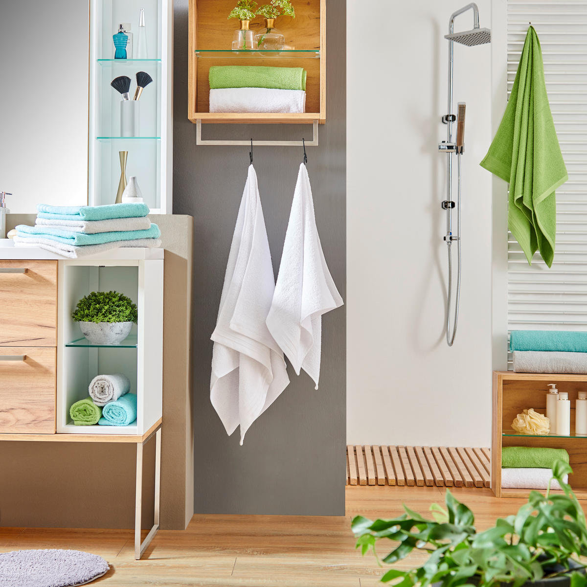 UTERÁK NA RUKY, 50/90 cm, zelená - zelená, Konventionell, textil (50/90cm) - Boxxx