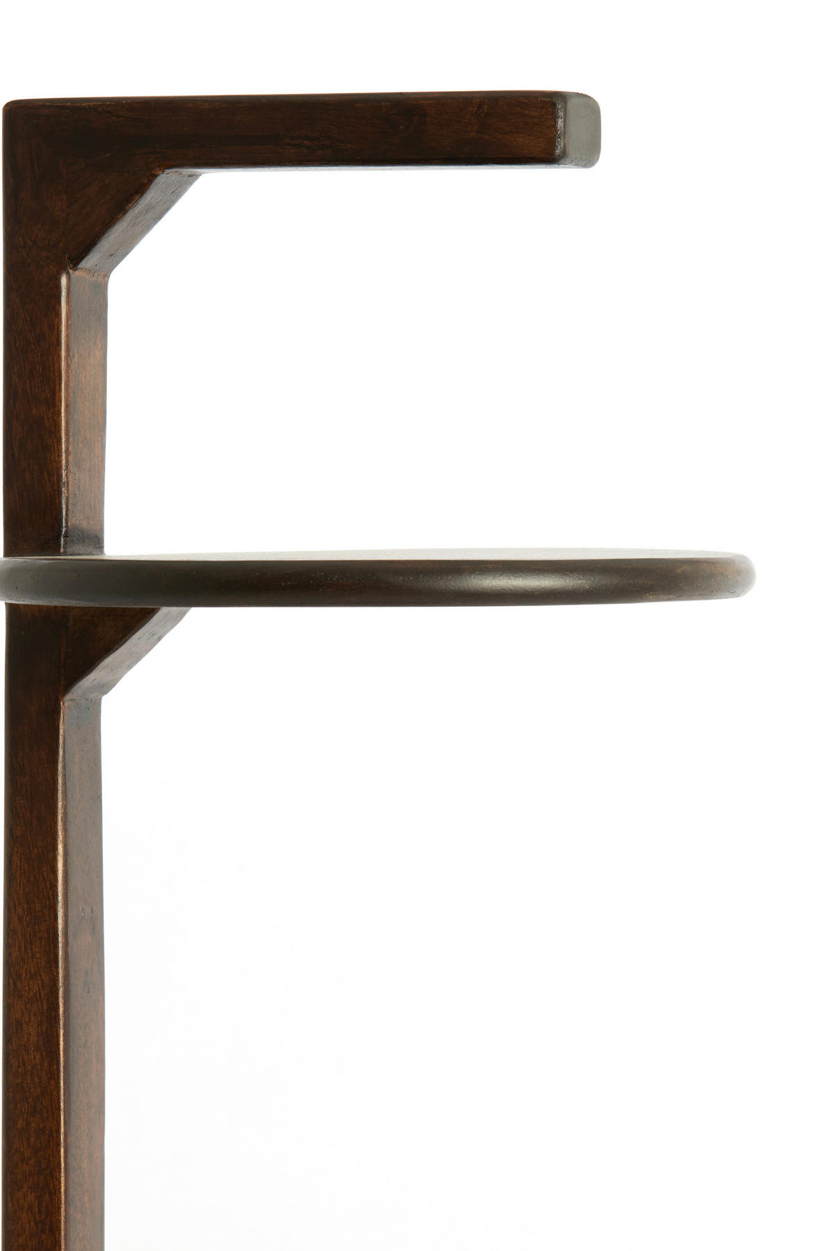 BEISTELLTISCH 26/26/77 cm DELMINO Mangoholz Braun rund  - Braun, Trend, Holz (26/26/77cm) - Light & Living