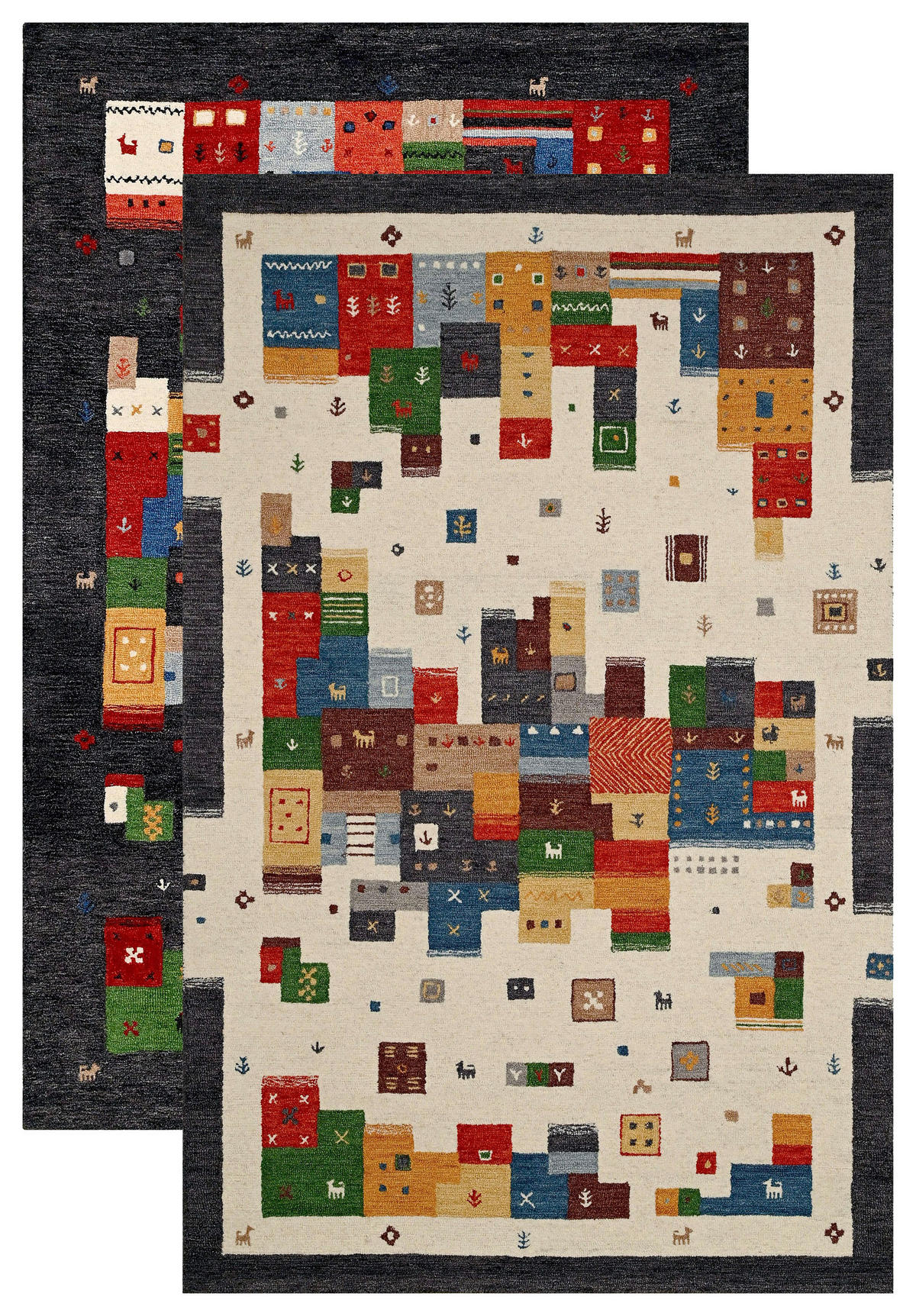 VLNĚNÝ KOBEREC, 200/290 cm, krémová, vícebarevná - krémová/vícebarevná, Konvenční, textil (200/290cm) - Novel