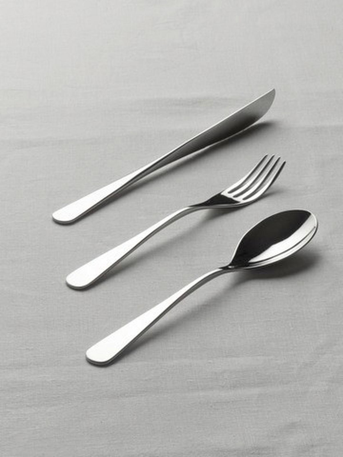 BESTECKSET AUDREY 16-teilig Stahl  - Edelstahlfarben, Basics, Metall (25,5/7/5,3cm) - Pintinox