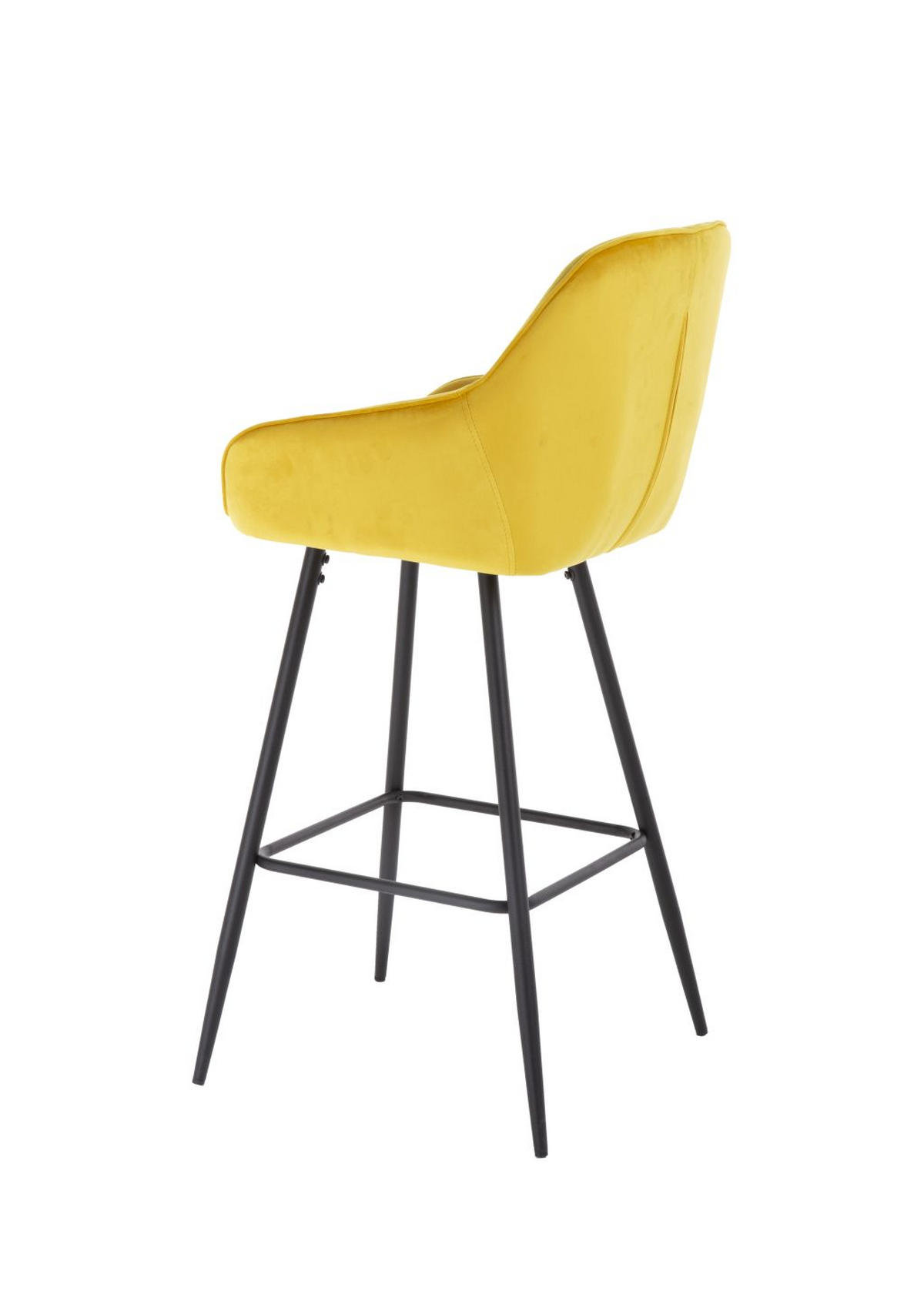 BAROVÁ ŽIDLE, curry žlutá - černá/curry žlutá, Design, kov/textil (55/107/53cm) - Carryhome