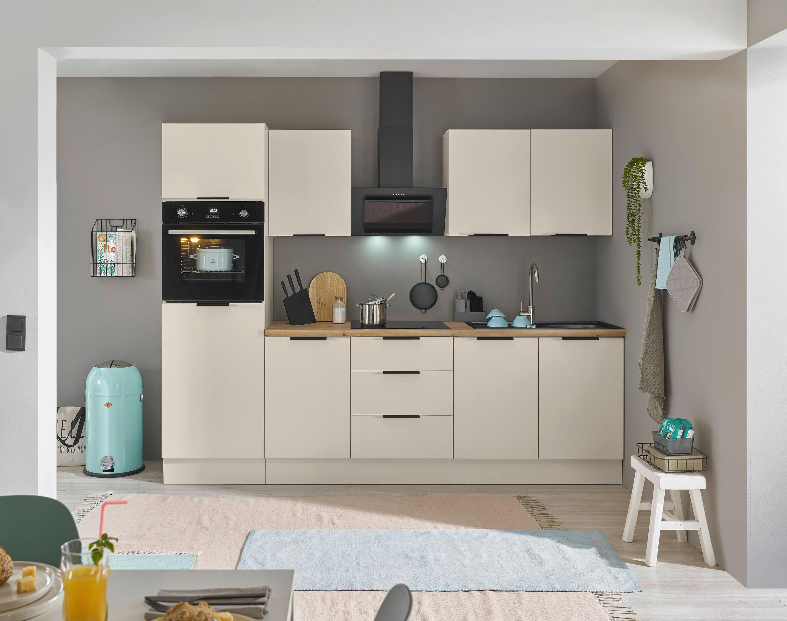 Thumbnail - Carryhome Geräteumbauschrank Multan, Kaschmir, Metall, einzeln stellbar, 60x211x57 cm, Küchen, Küchenmöbel, Küchenschrän...