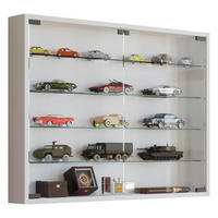 HÄNGEVITRINE in Weiß   - Schwarz/Weiß, KONVENTIONELL, Glas/Holzwerkstoff (80/60/10cm) - MID.YOU
