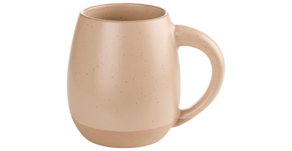 KAFFEEBECHER Dipped 520 ml - Braun, Trend, Keramik (7,5/10,9cm) - Landscape